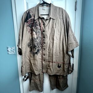 Brown Top/Bottom set